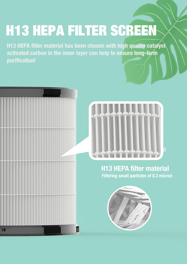 Purificatore d'aria da tavolo Olansi A4 Pro (10)