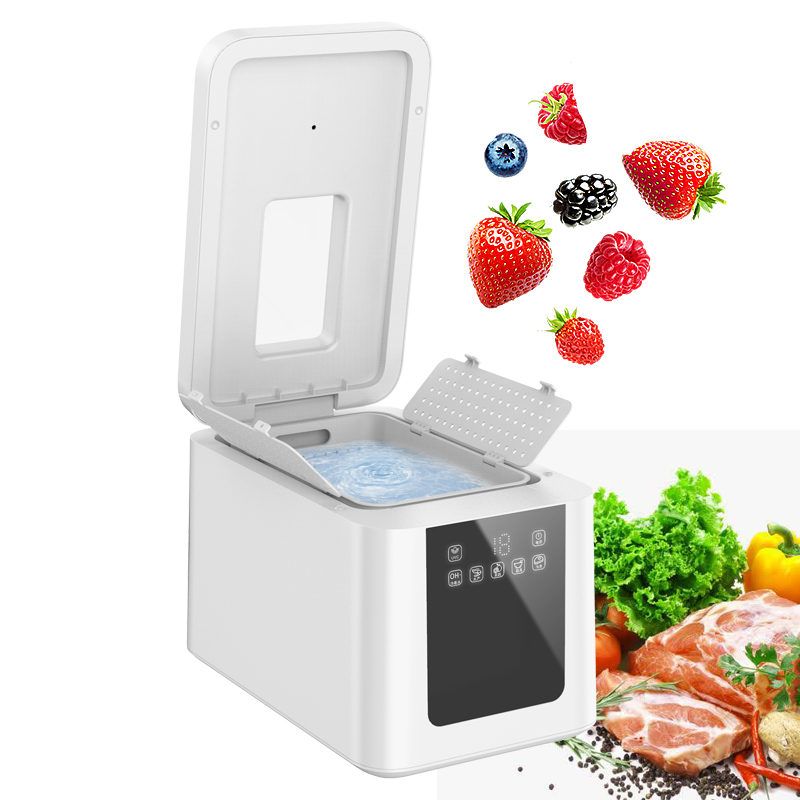 Olasti Home Smart Fruits Lavatrice Sterilizzatore di carne Sterilizzatore per la pulizia del cibo Portatile Purificatore di frutta e ortaggio