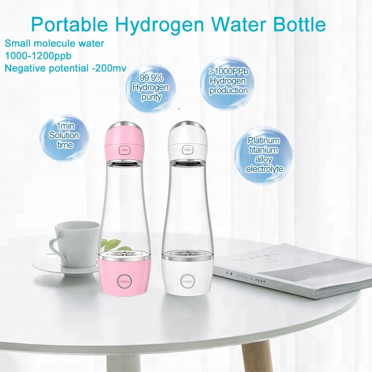 1000PPB Hydrogen Water Maker Bottle Portable Rich Hydrogen Water